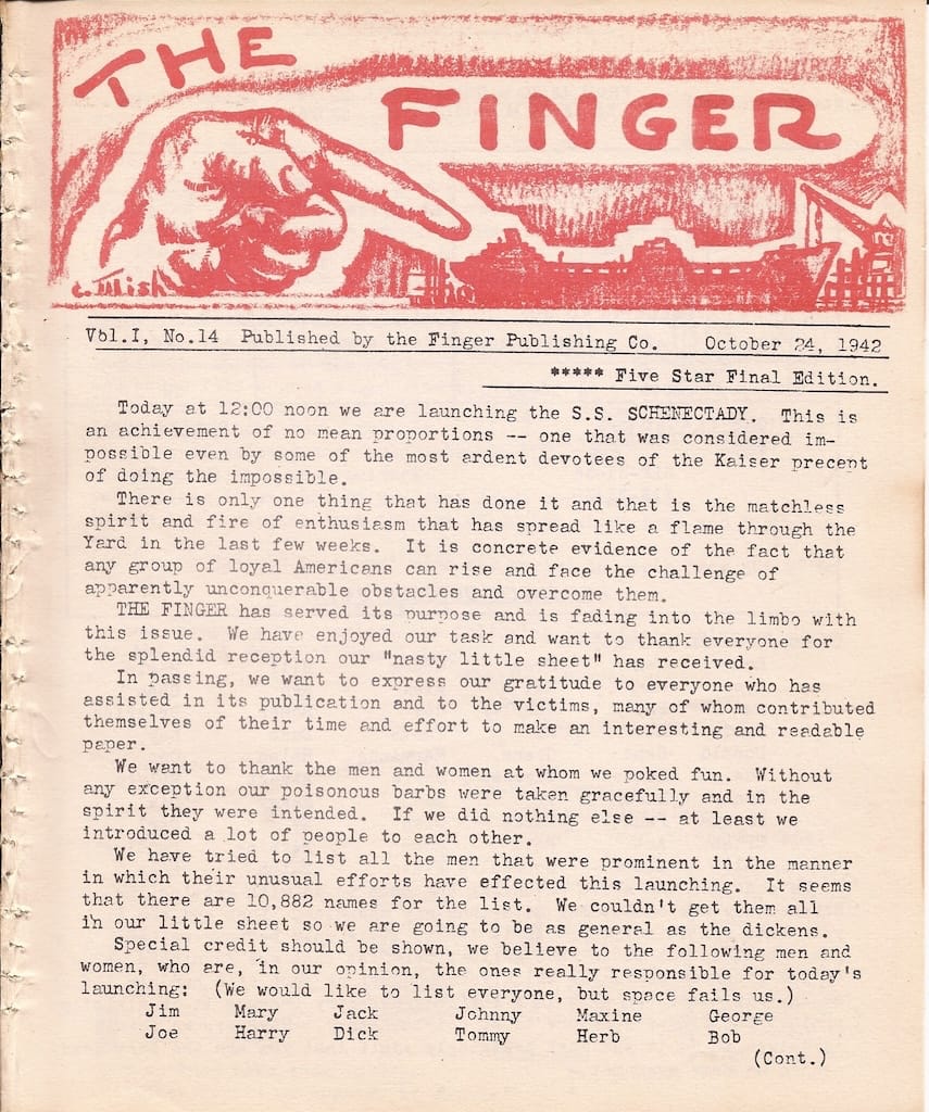 Thumbnail of Vol. 1, No. 14, Page 1
